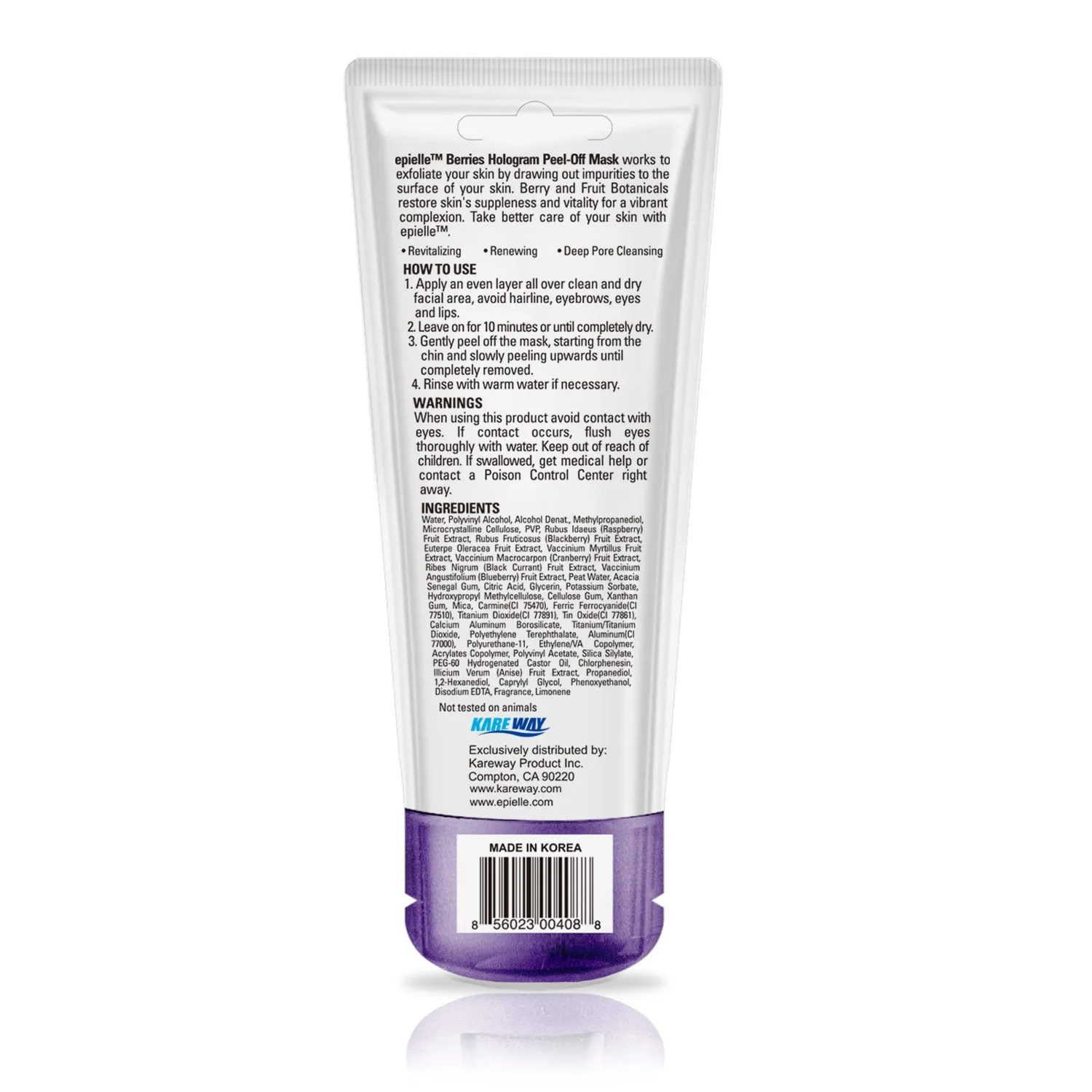 Berries Hologram Peel-Off Mask