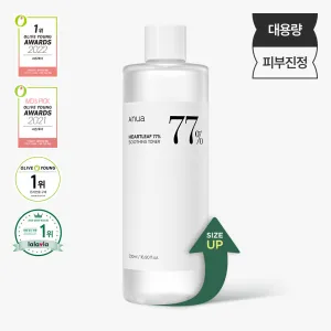 [BIG SIZE] ANUA HEARTLEAF 77% SOOTHING TONER 500ML 아누아 어성초 77% 진정 토너 500ML