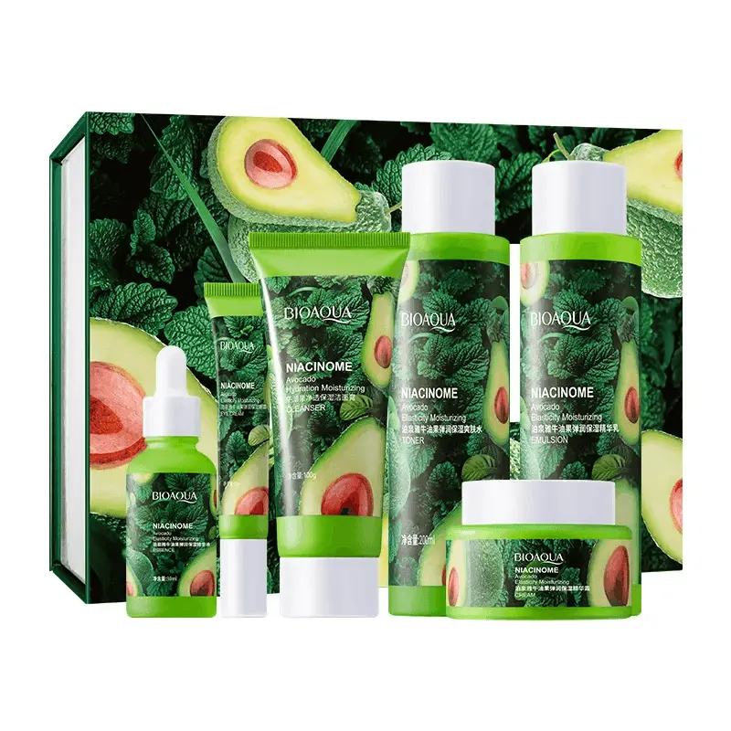 BIOAQUA Professional Natural Skin Care Avocado Face Skin Care Sets