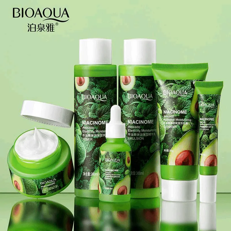 BIOAQUA Professional Natural Skin Care Avocado Face Skin Care Sets