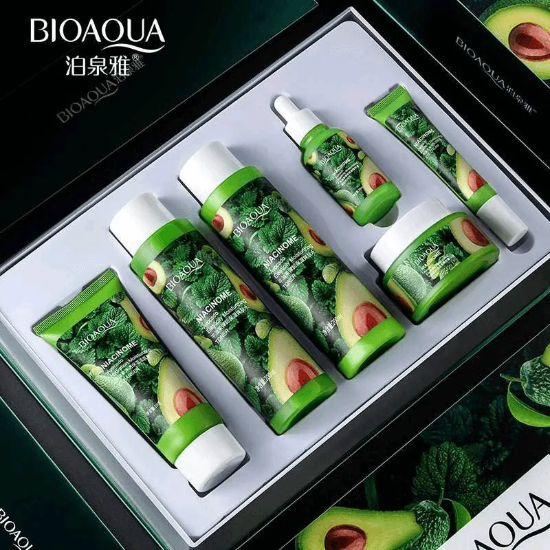 BIOAQUA Professional Natural Skin Care Avocado Face Skin Care Sets