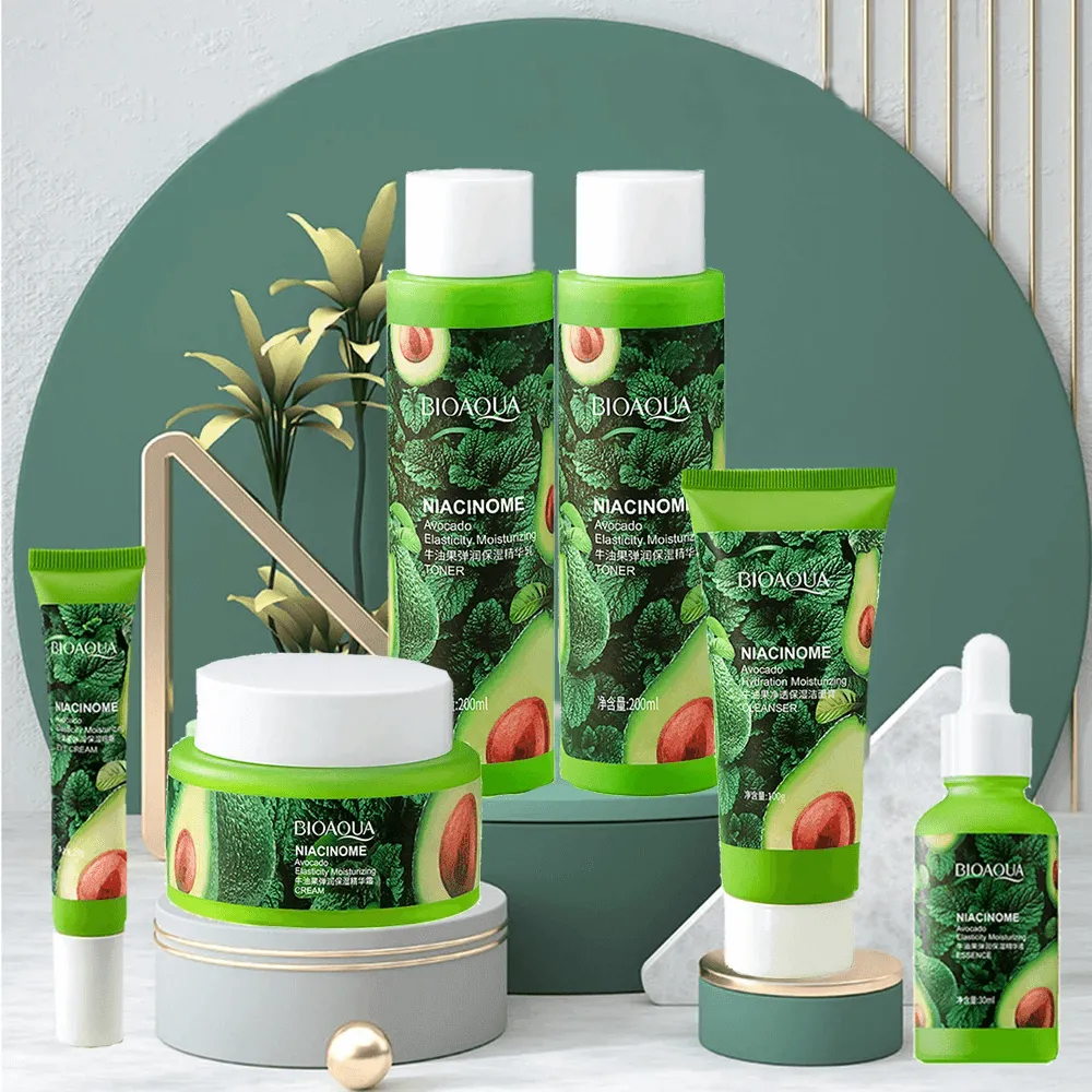 BIOAQUA Professional Natural Skin Care Avocado Face Skin Care Sets
