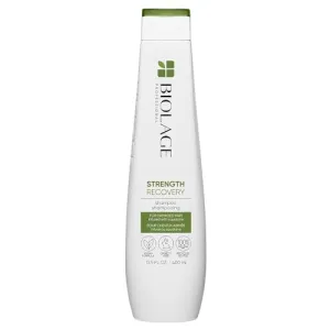 BIOLAGE Shampoo, Strength Recover Shampoo for Damaged Hair, Gently Cleanses and Reduces Breakage, For All Damaged & Sensitized Hair Types, Replaces Keratin Dose & Fiber Strong, Vegan