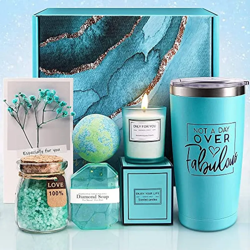 Birthday Gifts for Women, Relaxing Spa Gift Basket Set, Unique Gift Ideas for Women, Mother'S Day Gifts for Mom Sister Best Friend Wife, Employee Teacher Nurse Appreciation Gifts