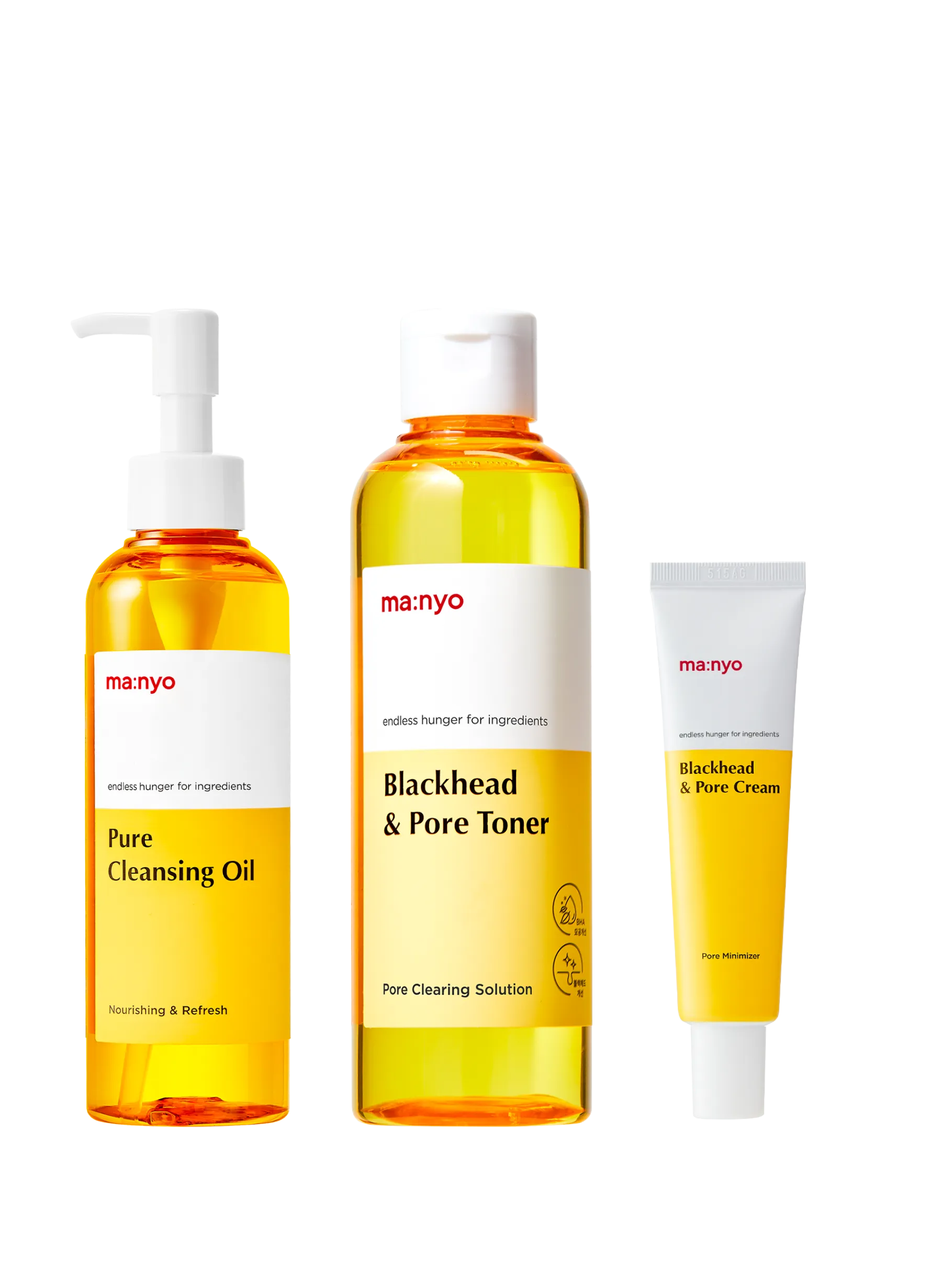 Blackhead Care 3-Step Set(Cleansing Oil   Toner   Cream)