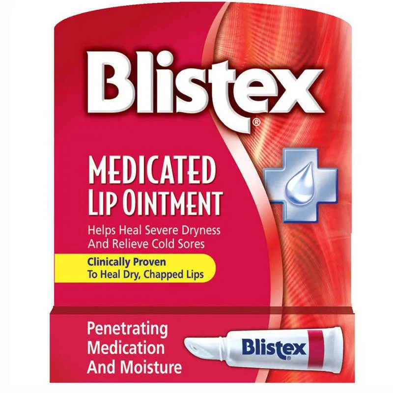 Blistex Medicated Lip Ointment for Dry Chapped Lip Healing