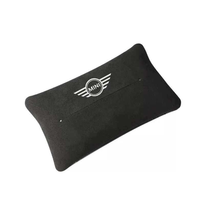 BMW Mini Sun Visor Tissue and Mask Box container-Green, Camel, Red, Black