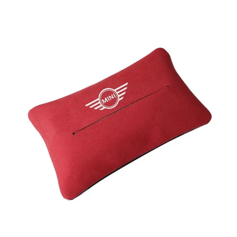 BMW Mini Sun Visor Tissue and Mask Box container-Green, Camel, Red, Black