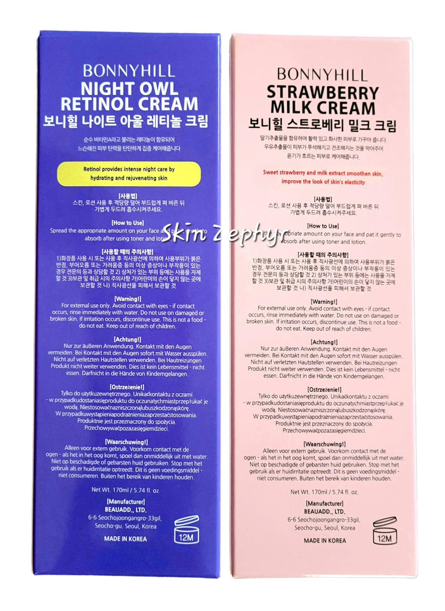Bonnyhill Day and Night Care 24 Hydration Set