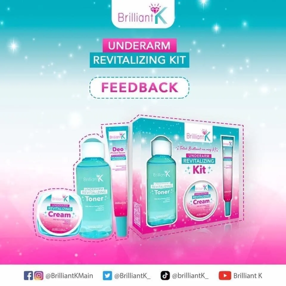 Brilliant K Underarm revitalizing kit