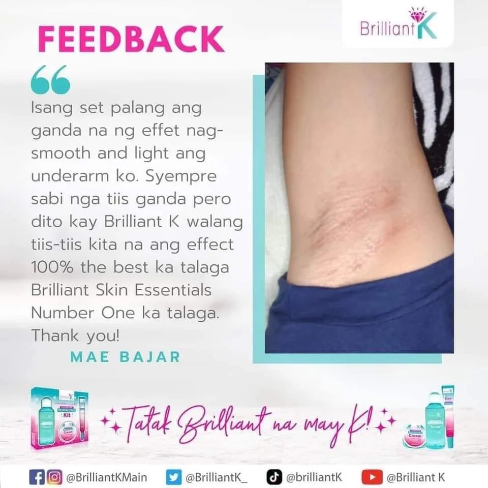 Brilliant K Underarm revitalizing kit