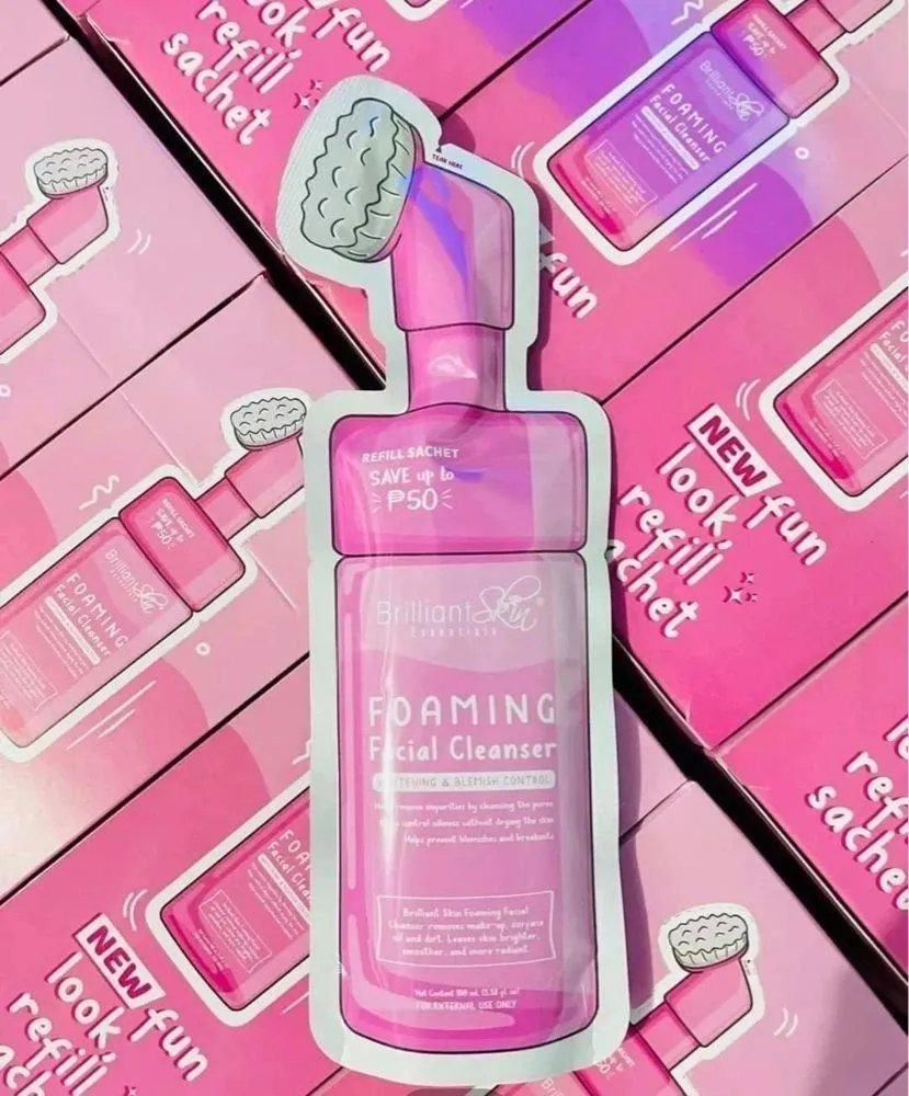 Brilliant Skin Essentials Foaming Facial Cleanser - 100ml Refill Sachet