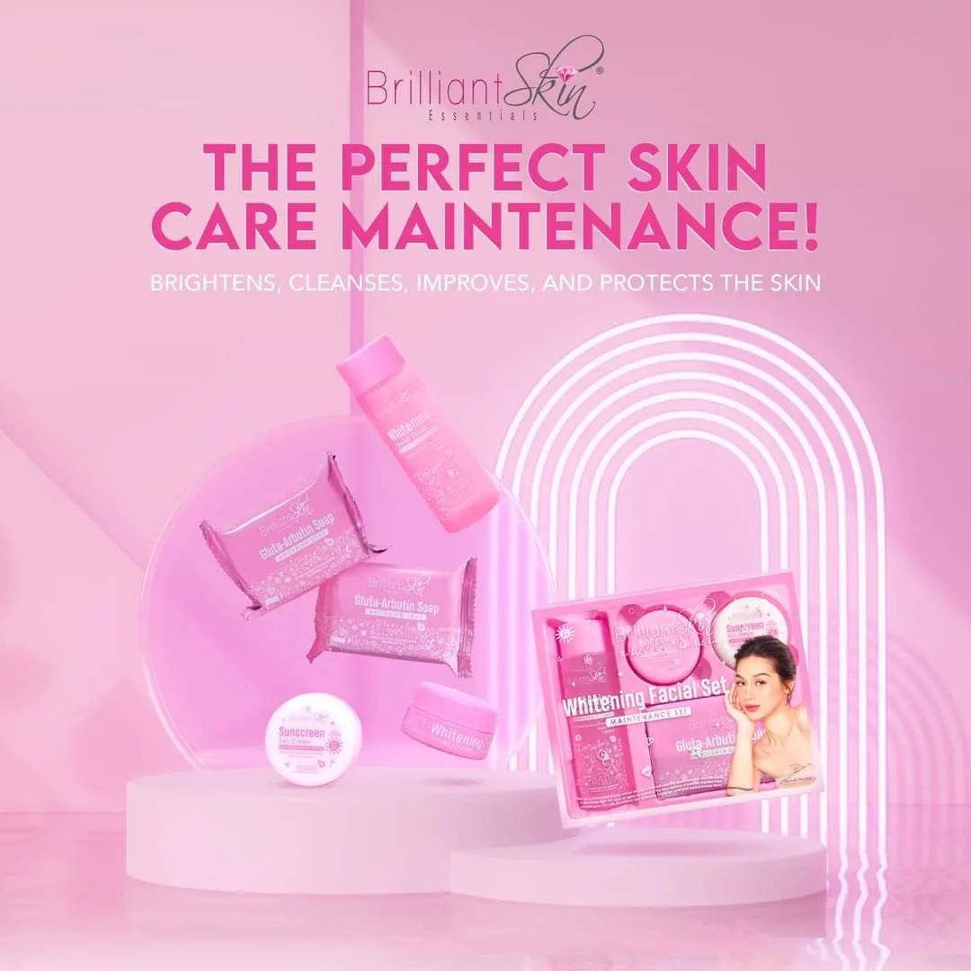 Brilliant Skin Whitening Facial Maintenance Set - BRILLS01