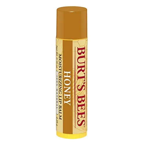 Burt's Bees 100% Natural Moisturizing Lip Balm, Honey with Beeswax - 1 Tube