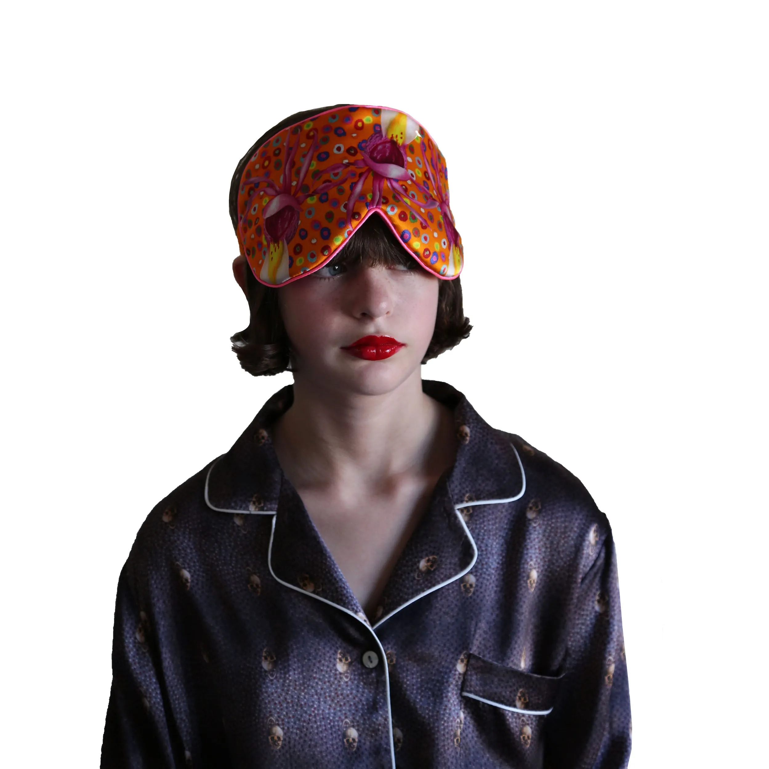 CALYPSO Resting Comfort Silk Mask (Tangerine Orange)