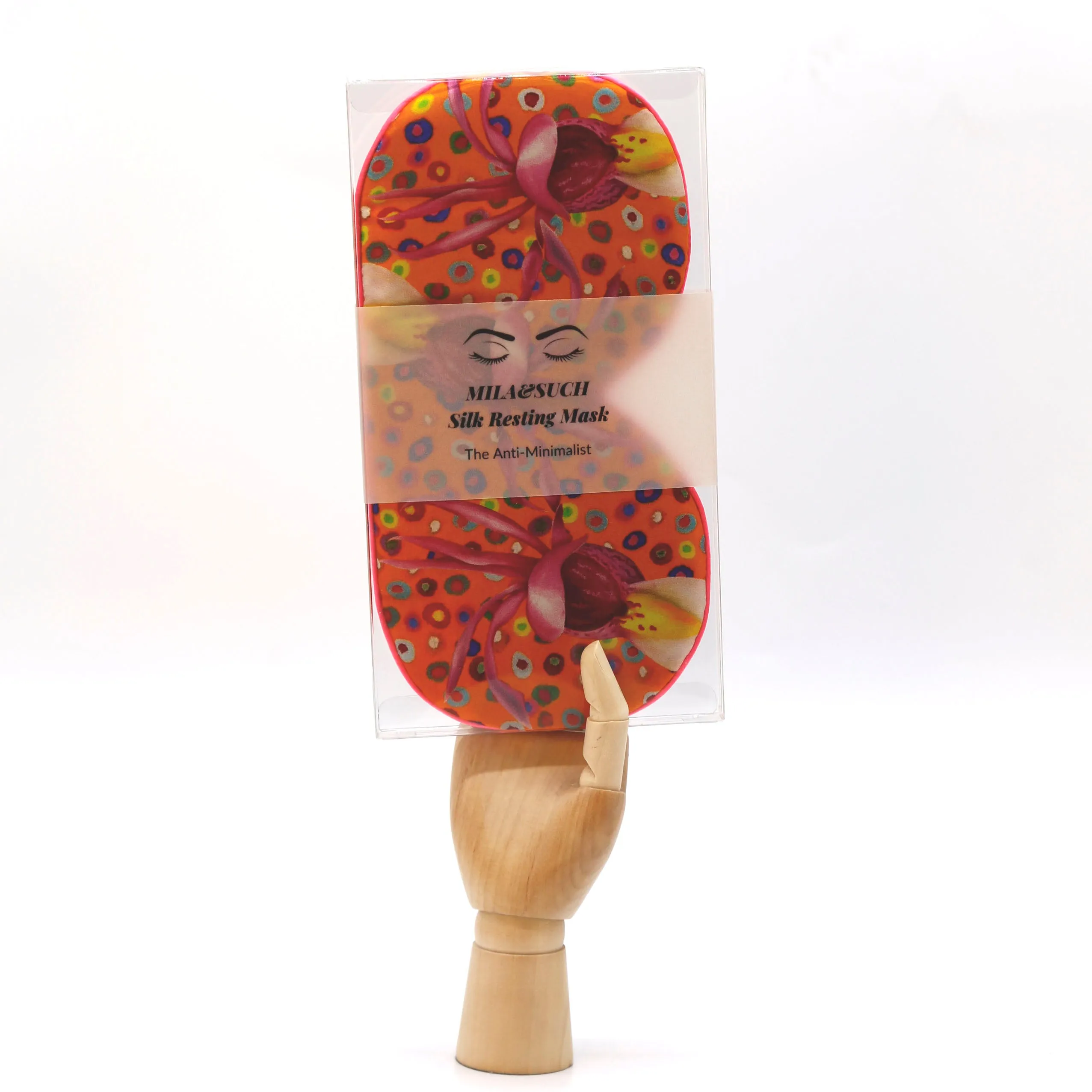 CALYPSO Resting Comfort Silk Mask (Tangerine Orange)