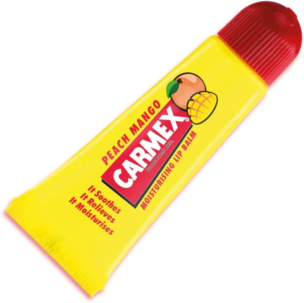 Carma Laboratories Carmex Moisturising Lip Balm Tube Peach And Mango Burst