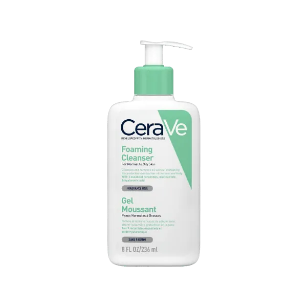 CERAVE FOAMING CLEANSER GEL MOUSSANT 236ML