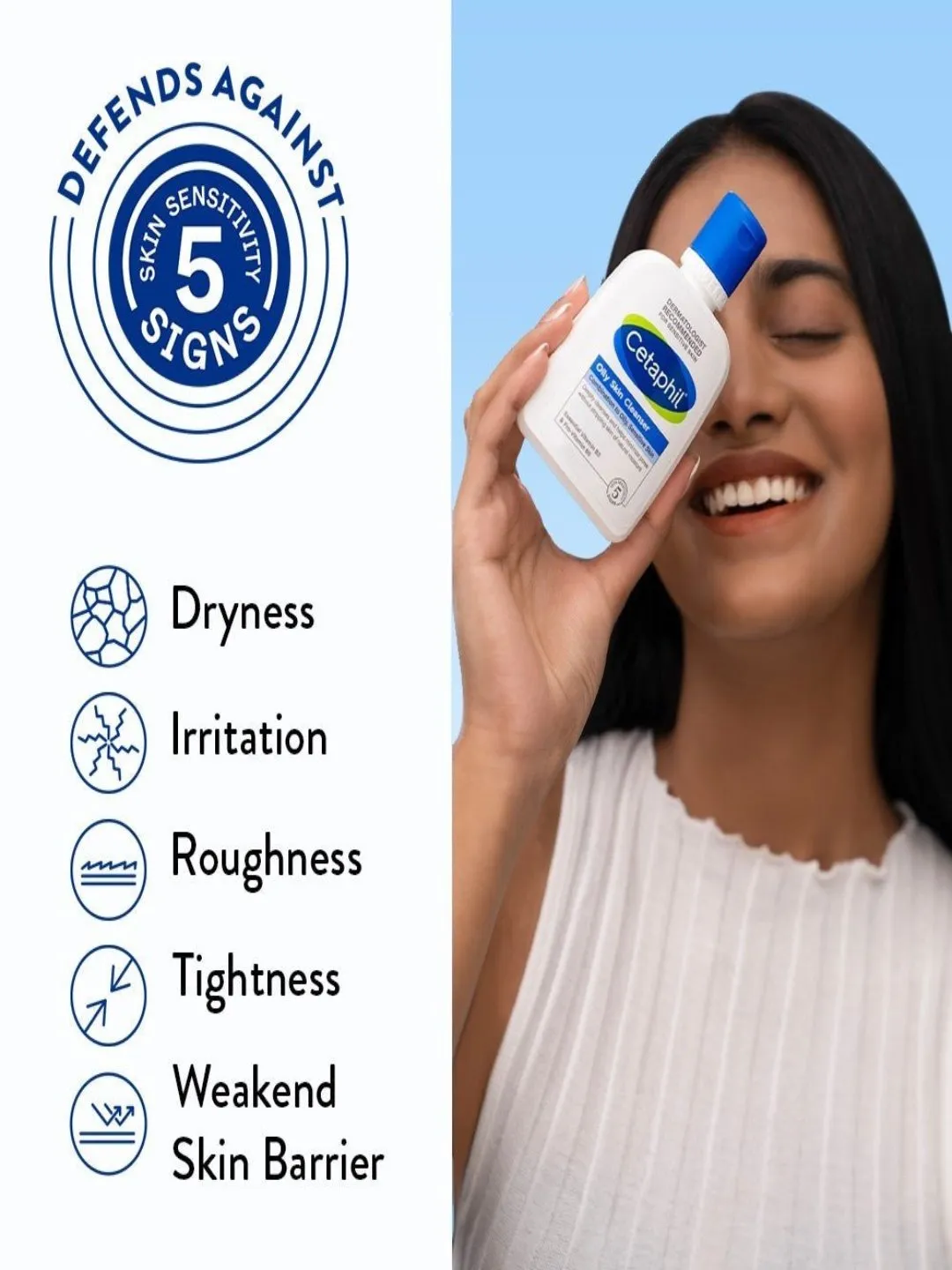 Cetaphil Oily Skin Cleanser, Daily Face Wash for Oily and Acne Prone Skin, Gentle Foaming, 125ml, Pack of 2