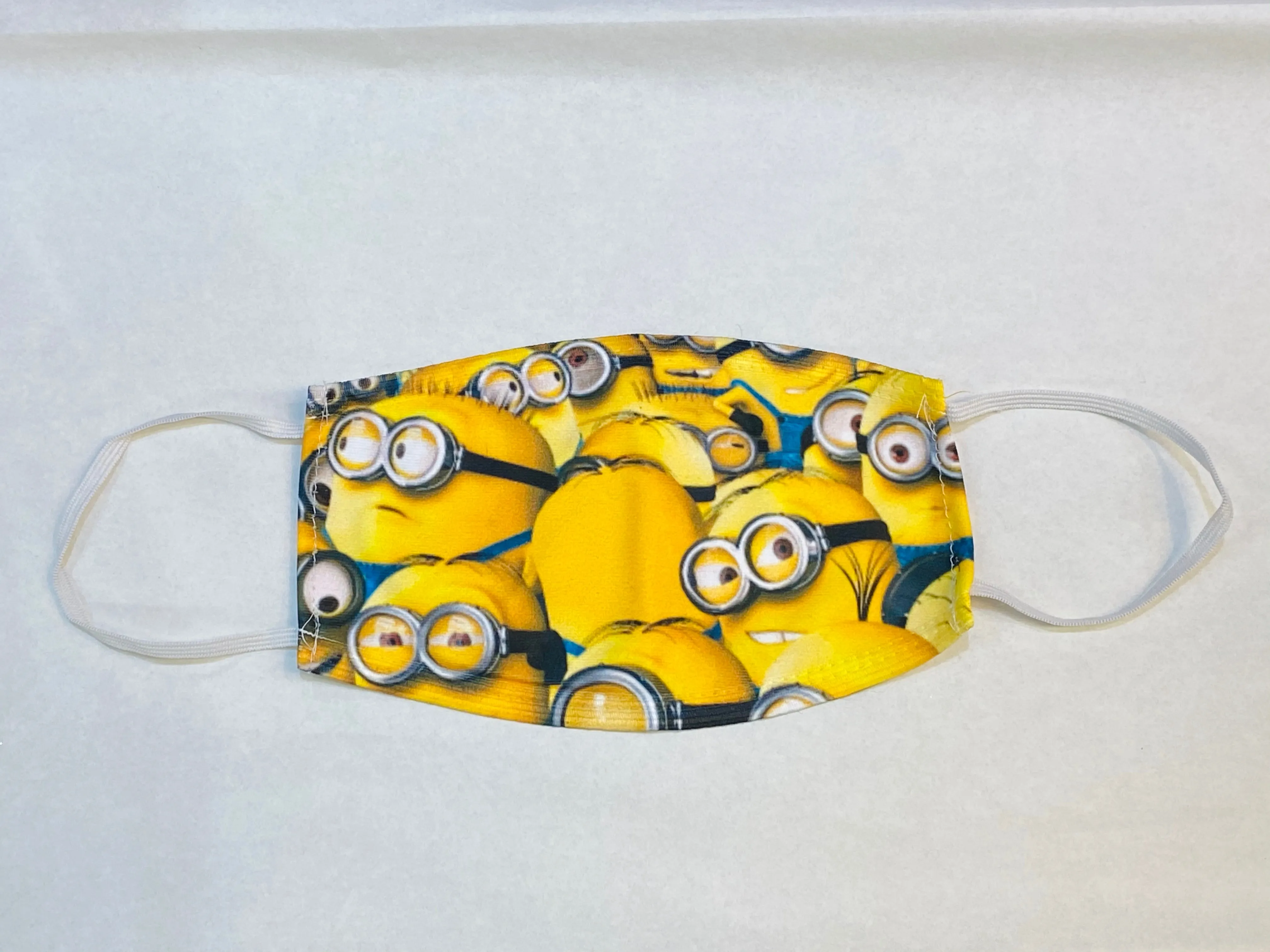 Children's Unisex Minions Digital Printed Cloth Face Masks