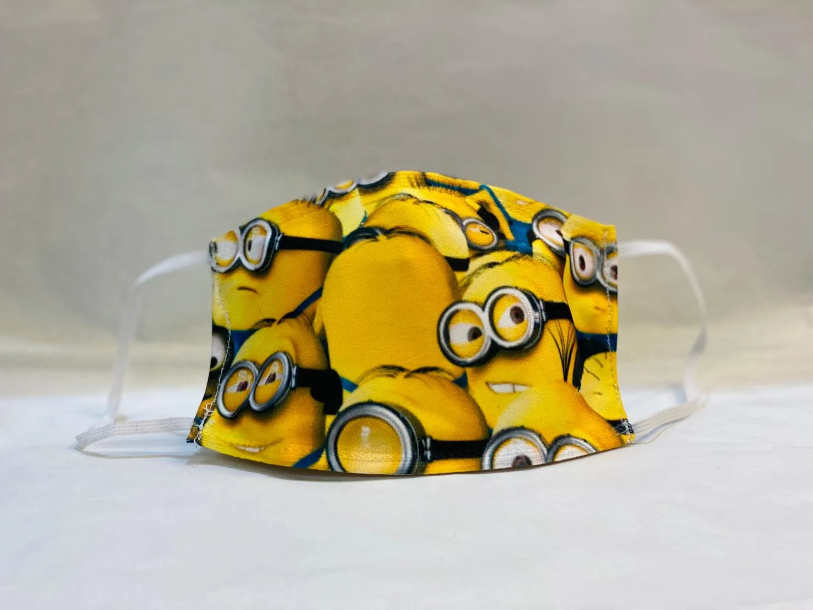 Children's Unisex Minions Digital Printed Cloth Face Masks