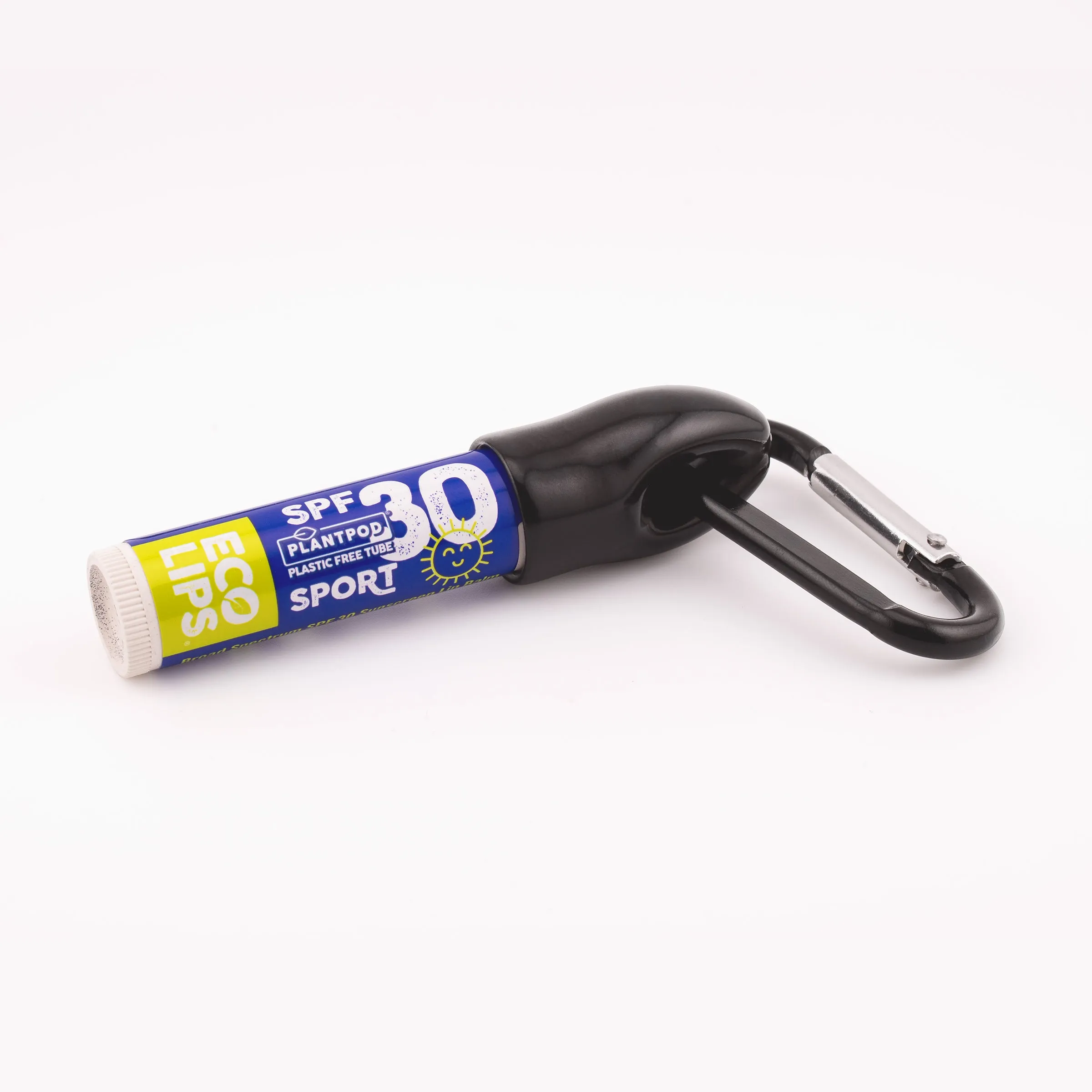 Classic Plant Pod® Broad Spectrum SPF 30 Sport Sunscreen Lip Balm with Carabiner