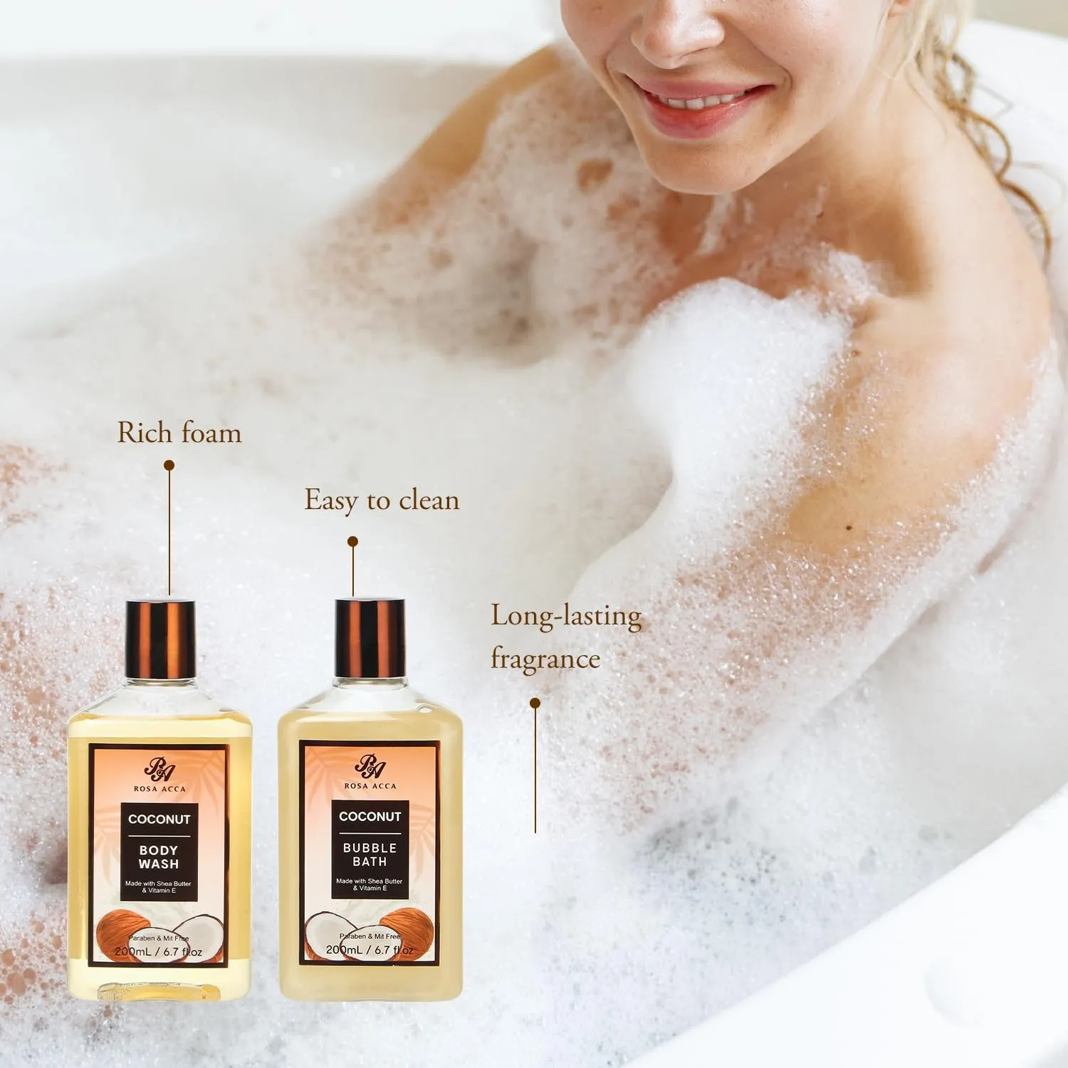 Coconut & Almond Scented Spa Gift Set