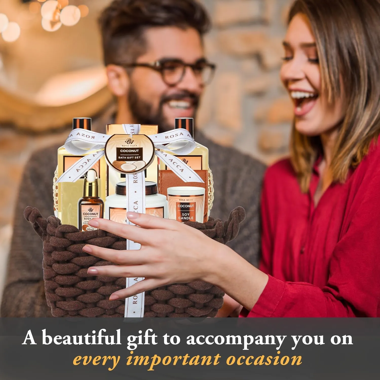 Coconut & Almond Scented Spa Gift Set