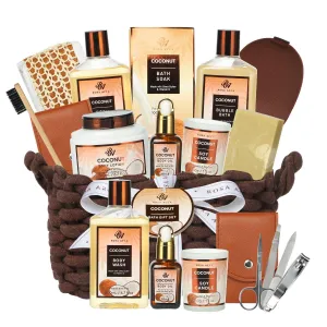 Coconut & Almond Scented Spa Gift Set