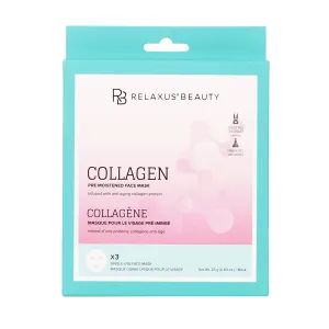 Collagen Face Masks (3-Pack) - Displayer of 12