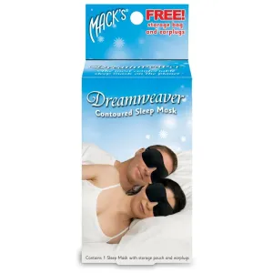 Contoured sleepmask plus earplugs