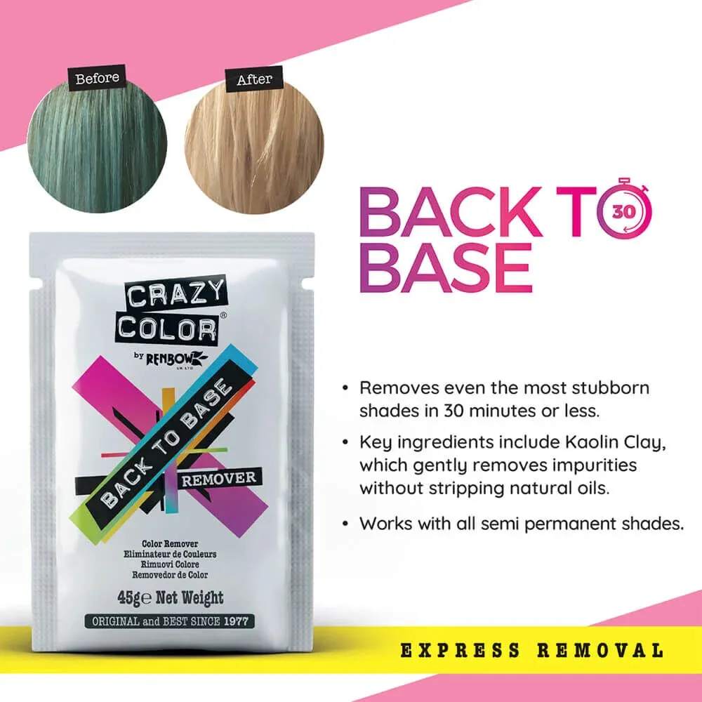 Crazy Colour - Back to Base Colour Remover 45g