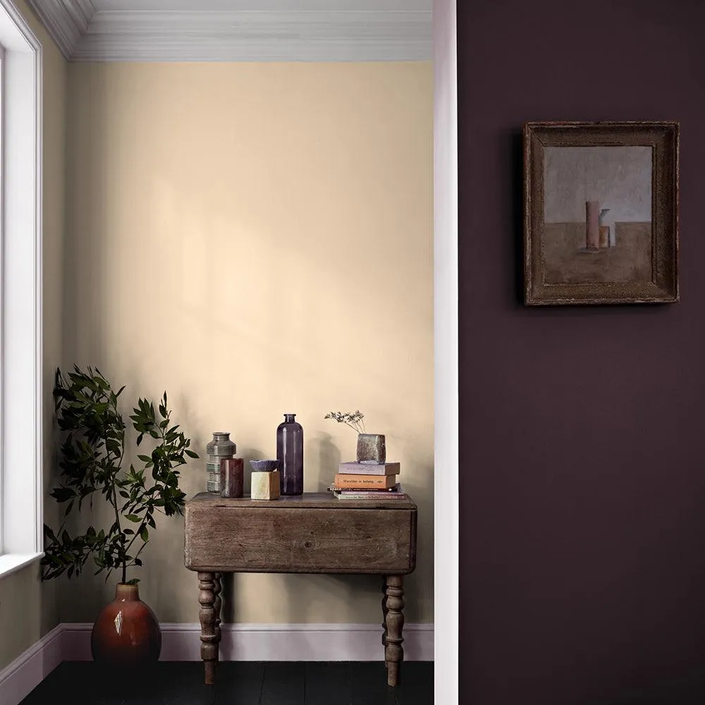 Crown Walls & Ceilings Mid Sheen Emulsion Paint | Soft Cream