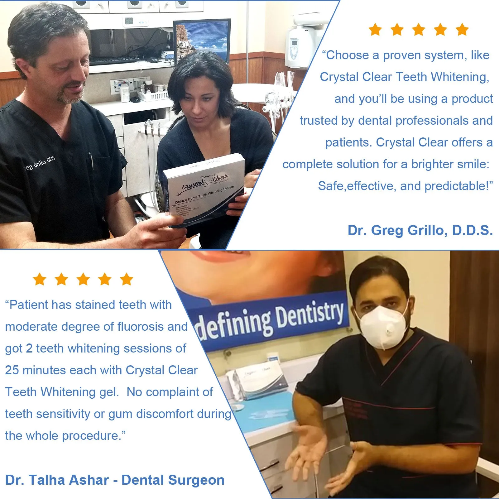 Crystal Clear Teeth Whitening Gel Refill - 5 Pack