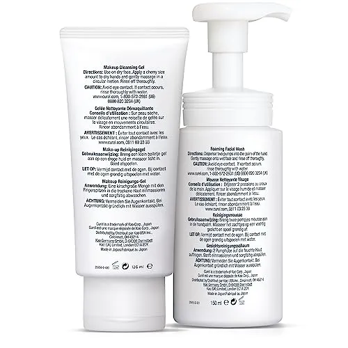 Curel Makeup Cleansing Gel and Face Wash