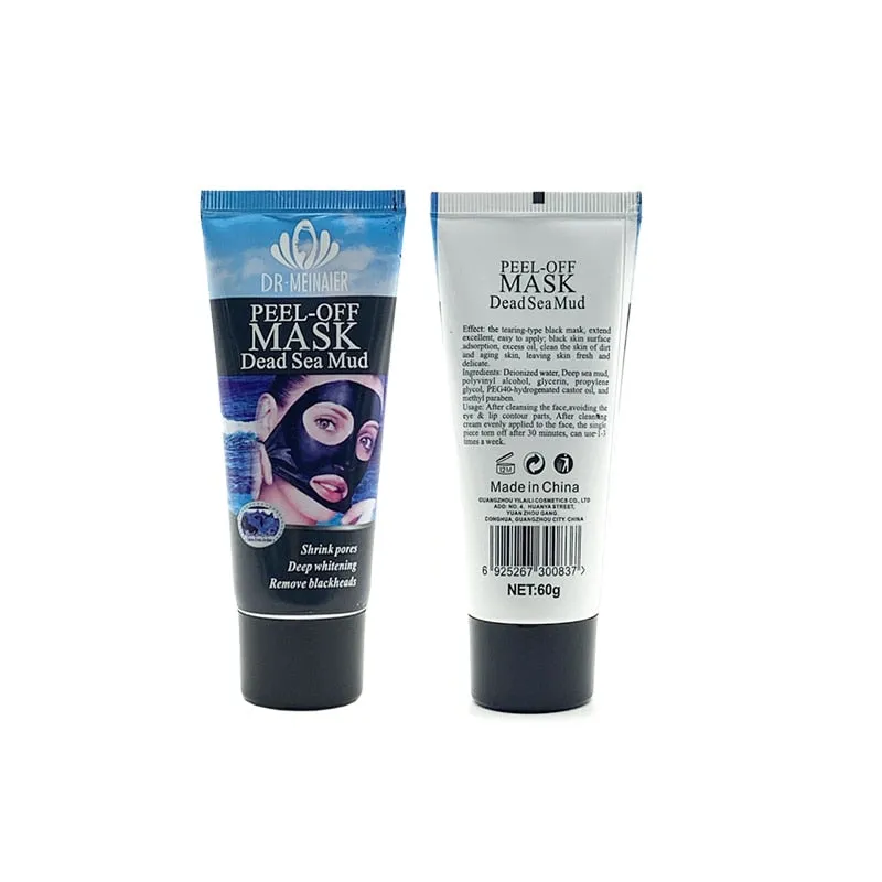 Dead Sea Black Mud Blackhead Remove Facial Masks Deep Cleansing Purifying Peel Off Black Nud Facail Face Masks