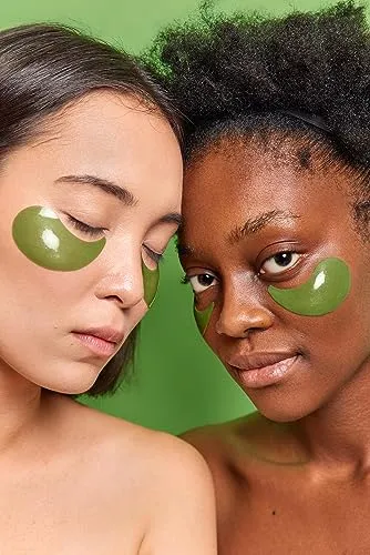 DELISOUL Under Eye Patches, Green Tea, 30 Pairs, Skin Treatment Masks for Dark Circles, Puffiness, Wrinkle, Hydrating Eye Mask, Anti-Ageing, Collagen, Plant Extract