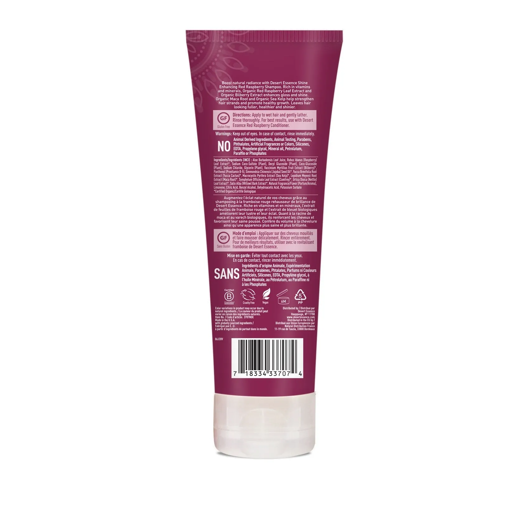 Desert Essence Red Raspberry Shampoo