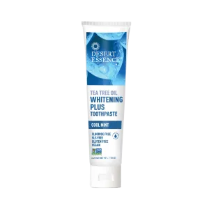 Desert Essence, Tea Tree Oil Whitening Plus Toothpaste, 6.25 Fl Oz