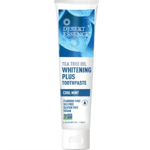 Desert Essence Whitening Plus Tea Tree Toothpaste, 176g