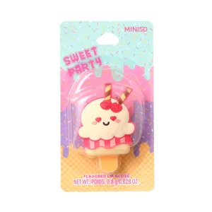Dessert Theme Lip Balm(Heart Eyes Ice Cream)