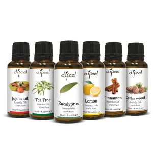 Difeel Deluxe 6 Piece Essential Oil Kit