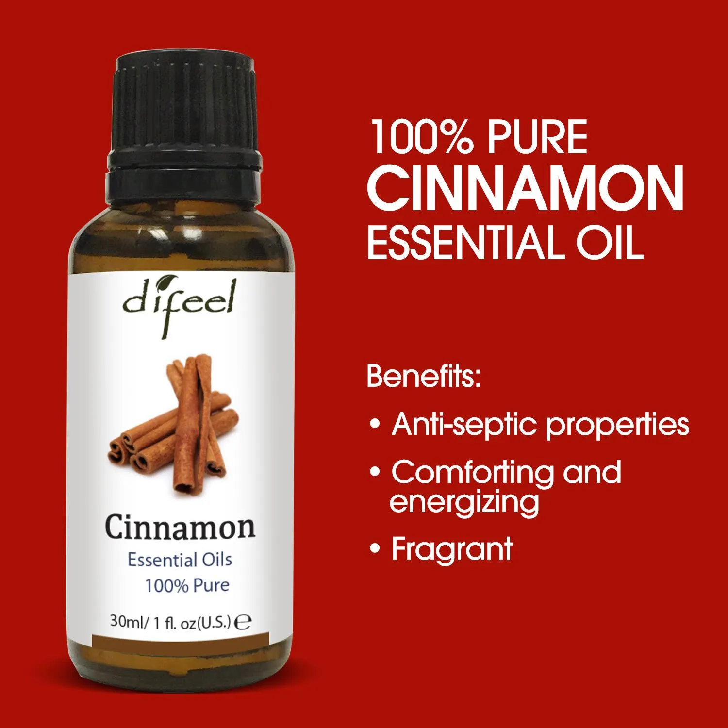 Difeel Deluxe 6 Piece Essential Oil Kit