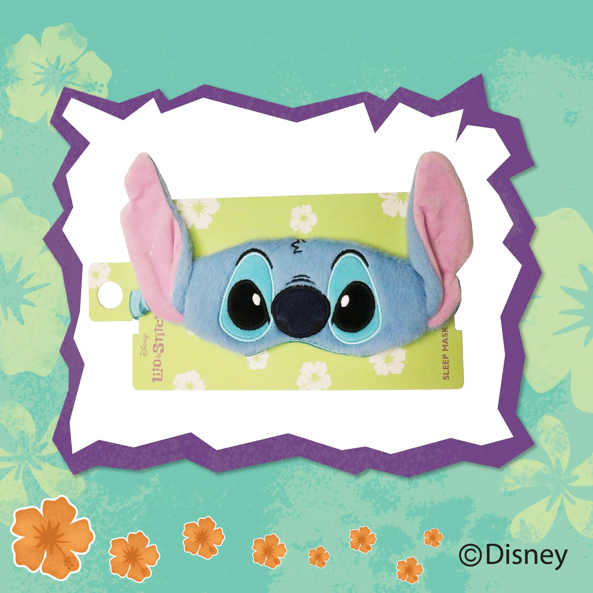 Disney Lilo & Stitch Sleep Mask - Stitch Eye Mask for Sleeping - Disney Eye Mask Official License