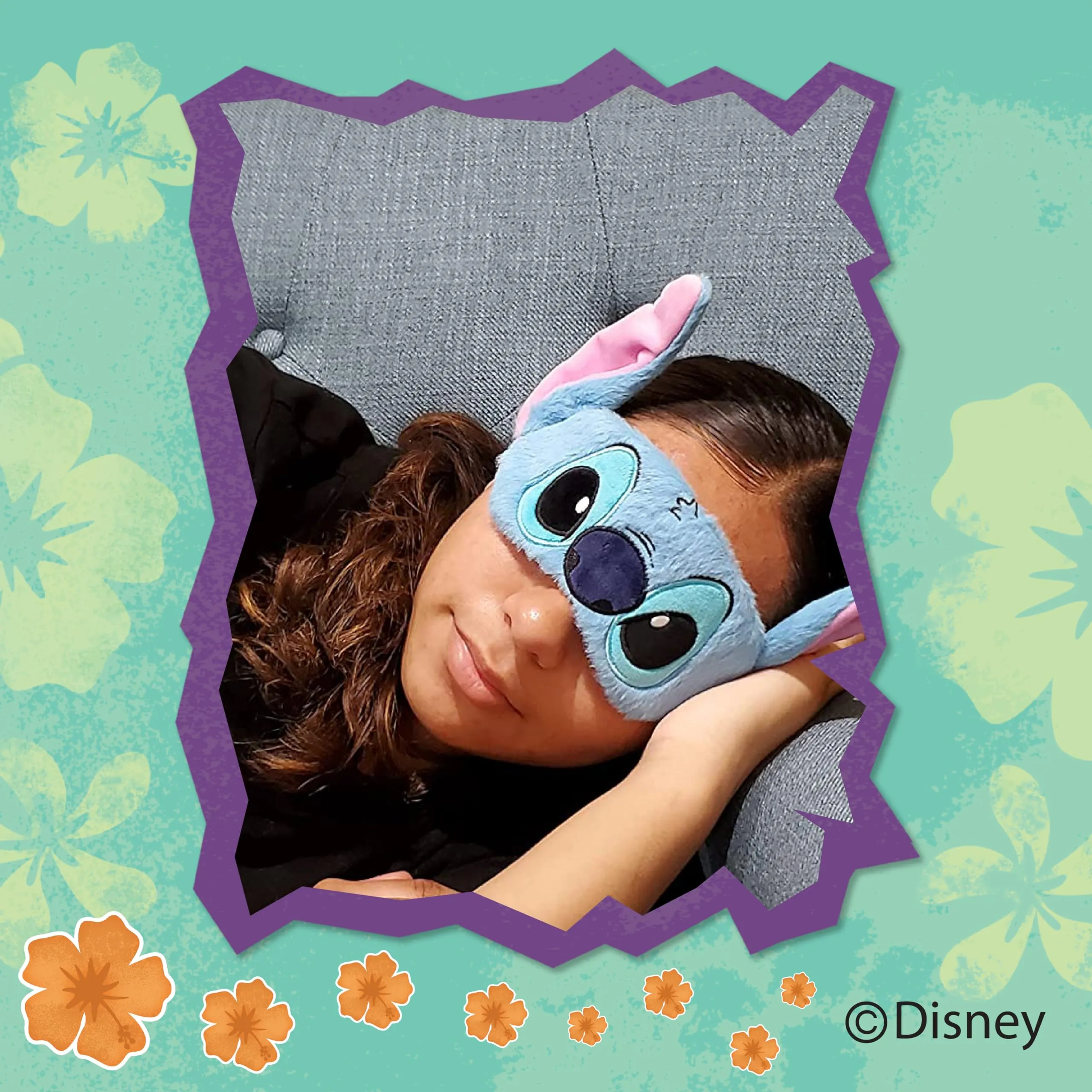 Disney Lilo & Stitch Sleep Mask - Stitch Eye Mask for Sleeping - Disney Eye Mask Official License