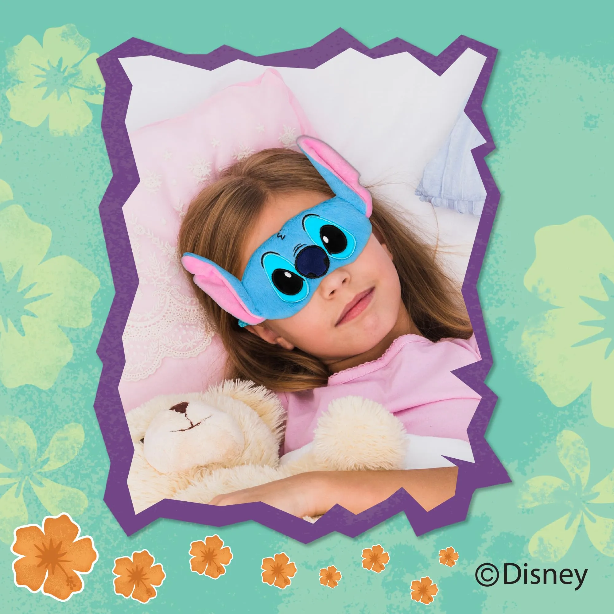 Disney Lilo & Stitch Sleep Mask - Stitch Eye Mask for Sleeping - Disney Eye Mask Official License
