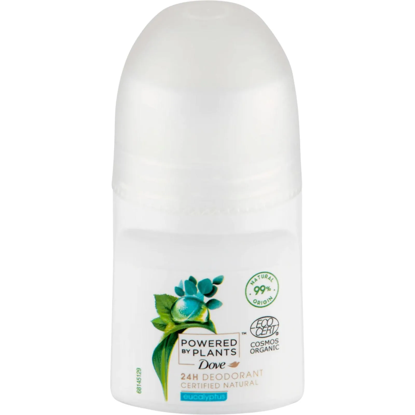 Dove Powered By Plants Eucalyptus 24 Hour Roll On Deodorant 50ml