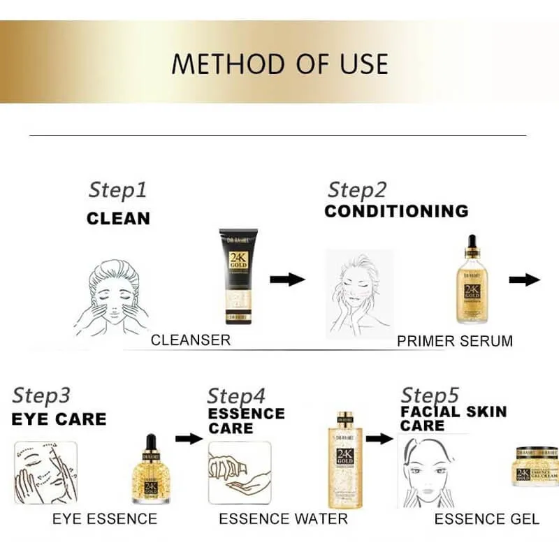 DR.RASHEL 24K Gold Radiance & Anti-aging Essence Gel Cream – 50g DRL-1481