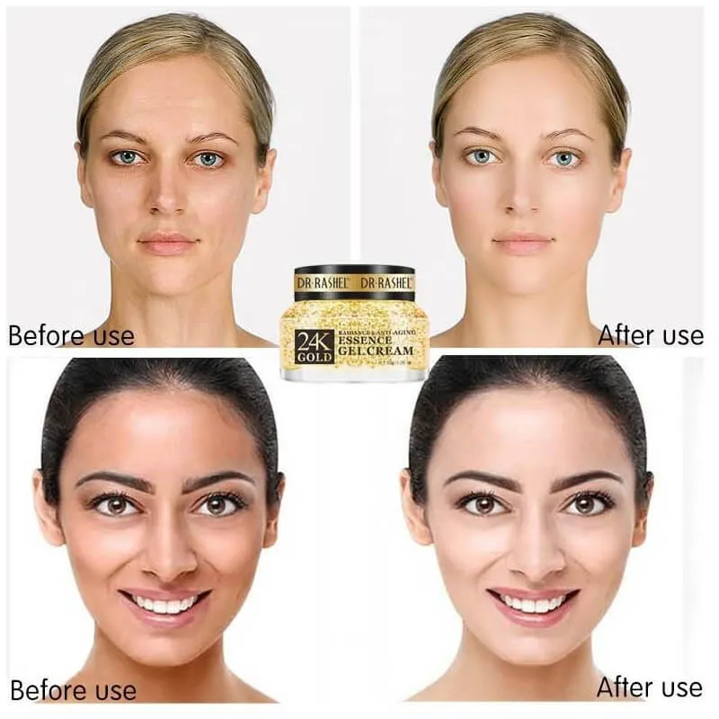 DR.RASHEL 24K Gold Radiance & Anti-aging Essence Gel Cream – 50g DRL-1481