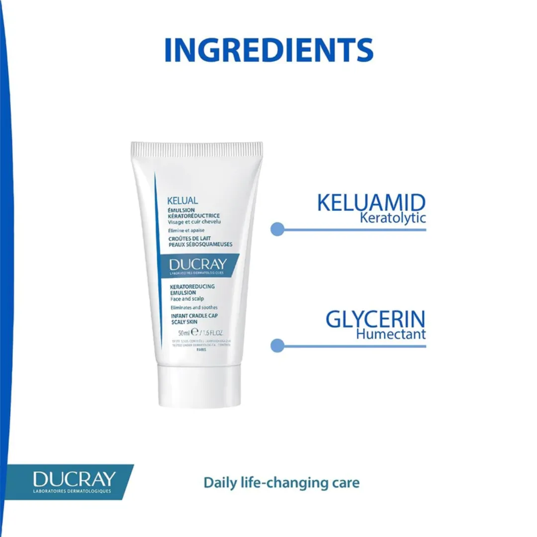 Ducray Kelual Kerato-Reducing Emulsion Cradle Cap 50ml